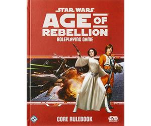 Edge Divertissement|Star Wars RPG Age of Rebellion - Core Rulebook|RPG|À partir de 14 Ans|Nombre de Joueurs: 2+|Durée de Lecture: 60 Minutes|Anglais