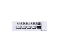 Lian Li Hub USB Edge HUB WT – 4 têtes/6 têtes PWM intégrées – USB 2.0 – Blanc