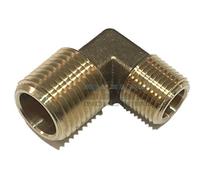 EDGE INDUSTRIAL Coude réducteur mâle forgé 90º 1/2" MNPT x 3/8" MNPT carburant/air/eau/pétrole/gaz WOG (Qté 01)