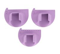 Edge Lock and Sewing Gauge - 2/3/4mm Edge Sewing Templates for Quilting | Acrylic Clarity with Non-Slip, Precision Measurement Tool, Tailoring Accessories for Hems, Seams, Pleats and Tucks