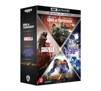 Coffret Action – Edge of Tomorrow/Ready Player One/Pacific Rim/Godzilla – 4K Ultra HD + Blu-ray