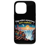 Edge-Seekers Anonymous Let's Explore Coque pour iPhone 13 Pro