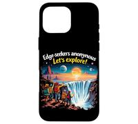 Edge-Seekers Anonymous Let's Explore Coque pour iPhone 16 Pro Max