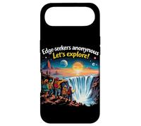 Edge-Seekers Anonymous Let's Explore Coque pour iPhone Air