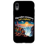 Edge-Seekers Anonymous Let's Explore Coque pour iPhone XR