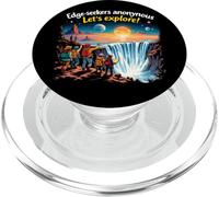 Edge-Seekers Anonymous Let's Explore PopSockets PopGrip pour MagSafe