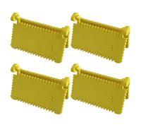 Edge Sewing Tool - Finger Hemming Seam Ruler, 4 Piece Stitching Lock Gauge with Precision Markings, Quilting Fabric Crafting Accessory, Garment Decoration Tool, Sewing Ruler for Straight Curved