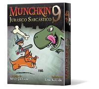 Edge Studio | Munchkin 9 : Jurassique Sarcastique | Extension | Tuez Les Monstres, Volez Le trésor, poignardez Vos Amis | A partir de 10 Ans | 3 à 6 Joueurs | 60 Minutes par Partie | Espagnol