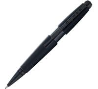 Edge Stylo Roller (Épaisseur De Trait M, Couleur De L'encre : Noir, Rechargeable, Avec Coffret Cadeau Haut De Gamme) Noir Mat.[G1058]