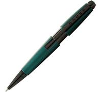 Edge Stylo Roller (Épaisseur De Trait M, Couleur De L'encre : Noir, Rechargeable, Avec Coffret Cadeau Premium), Vert Mat, 1 Pièce (1 Pièce)