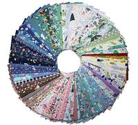 EDGEAM Lot de 20 tissus en coton à coudre, 30 x 25 cm , plusieurs motifs aléatoires, tissu en coton, patchwork,pour matelassage, bricolage, artisanat, scrapbooking