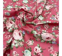 EDGEAM Lot de tissus en coton prédécoupés pour patchwork, couture, loisirs créatifs, scrapbooking, loisirs créatifs, 50 x 157 cm (rouge)
