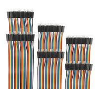 EDGELEC Lot de 120 câbles de raccordement pour platine d'expérimentation mâle vers mâle - Multicolores - 9,9 cm - 1 broche - 2,54 mm - Pour Arduino Raspberry PI 10 15 20 30 40 50 100 cm
