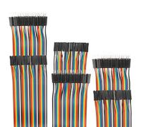EDGELEC Lot de 120 câbles Dupont mâle vers femelle pour platine d'expérimentation - 10 cm - 1 broche - 2,54 mm - Pour Arduino Raspberry PI 10 15 20 30 40 50 100 cm