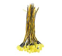 EDGELEC Lot de 50 diodes électroluminescentes LED pré-câblées 12 V 10 mm CC 12 V