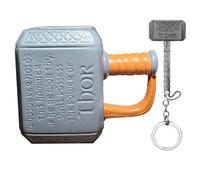 Edgell House Le coffret cadeau marteau de Thor comprend une tasse et un décapsuleur en forme de marteau de Thor - Ensemble de boisson Viking