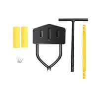 Edger Lawn Tool Manuel - 106 x 22 cm Half Moon Lawn Edger | Outil de nettoyage de pelouse multifonction en acier grattoir ergonomique pour le patio, le parc