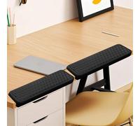 EdgeRest, Lot de 2 repose-poignets en forme de L, en mousse à mémoire de forme, pour avant-bras, repose-poignet pour bureau, table, bord antidérapant et anti-tendons