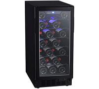 EdgeStar BWR301BL Refroidisseur de vin intégré 38,1 cm de large avec 30 bouteilles de vin au design fin