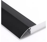 Edging Trim Strip Flooring Transition Strips Carpet to Wood, Edge Decoration Wood to Laminate, Cuttable & Dirt-Resistant(Black)