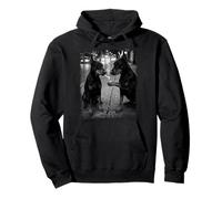 Edgy Doberman Pinscher Dogs Smoking Urban Street Scène Sweat à Capuche
