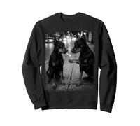 Edgy Doberman Pinscher Dogs Smoking Urban Street Scène Sweatshirt