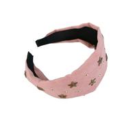 Edgy Sweet Charm Bandeau à cheveux en tissu décoratif Clous Coiffe Casual Party Confortable à porter au quotidien Accessoire pour cheveux