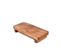 EDHAS Distributeur de savon décoratif en bois d'acacia rustique pour cuisine, salle de bain, comptoir d'évier pour bouteilles de savon (22,86 cm x 10,16 cm x 3,81 cm)