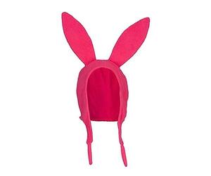 Edhomenn Bob's Burgers Louise Chapeau avec oreilles de lapin pour adulte Taille unique Hiver Chaud Coupe-vent Chapeau à longues oreilles de lapin (Rose, Adulte), rose, Taille unique