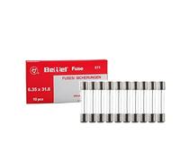 EDI-TRONIC fusibles en Verre 0,5A Rapide 6,3x32mm 250V Flink TYP611 10-Pack 10 pièces