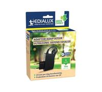 Edialux Adaptateur Secteur pour répulsifs à ultrasons avec câble de 1 m et rallonge de 10 m