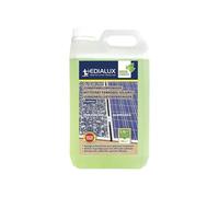 Edialux Nettoyant pour panneaux solaires 2,5 L aux enzymes, solution écologique pour panneaux solaires, nettoyage en profondeur sans dommage, élimine saletés et fientes d’oiseaux
