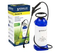 Edialux Pulvérisateur Manuel à Pression 5L pour Jardin et pelouse, atomiseur Portable pour désherbant et nettoyant, Outil Durable pour l’Entretien extérieur et intérieur, pulvérisateur Multi-Usage