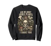 Edible Plants Dark Humor Poison Garden Funny Botanical Humor Sweatshirt