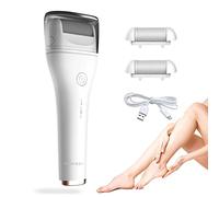 Edicare, Lime électrique pour pieds, pédicure professionnelle, pour femme et homme, idéale pour éliminer les callosités, les callosités et la peau, résistante à l'eau, rechargeable par USB, soin des