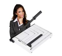 Ediesi, Massicot, A4, Coupe Papier, Guillotine, pour Home, Feuilles A4, Cisaille pour Office, Professionnel, Manuel, Précision Maximale, 3 Couleurs disponibles (Blanc)