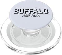 Édifice Buffalo New York - Buffalo NY Block PopSockets PopGrip pour MagSafe