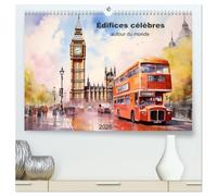 Édifices célèbres, autour du monde (Calendrier mural 2026 DIN A2 vertical) calendrier de bureau: Laissez-vous séduire par la magie de ces ... sites emblématiques de renommée mondiale.