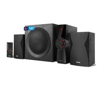 Edifier CX7 - Pack d'enceintes multimédia 2.1, 69W, avec Bluetooth V5.0, subwoofer de 21 cm (8 Pouces) et télécommande Infrarouge : Parfait pour la télévision, Le PC, l'ordinateur Portable, etc.