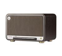 Edifier D32 Haut-parleurs de table sans fil 60 W RMS, audio haute résolution, Bluetooth 5.3, compatible LDAC, portable rétro en bois, compatible avec AirPlay2, entrées USB-C et AUX, 11 heures de