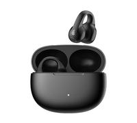 Edifier Écouteurs intra-auriculaires ouverts sans fil, Bluetooth 5.4 avec 28 heures, microphones AI avec réduction du bruit, connexion multipoint et poids léger IP56 pour la salle de sport - Noir