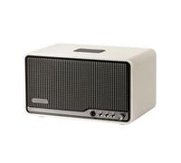 Edifier Enceinte S300 Retro Édition - Son Hi-Res 80W(RMS), Bluetooth 5.4 & WiFi Multiroom (AirPlay 2) - Commandez sans Fil Via Filaire - Aux/USB-C - Télécommande - Ivoire