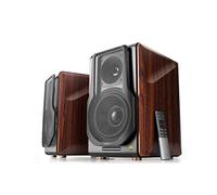 Edifier Enceintes actives Audiophile S3000Pro - Bluetooth 5.0 aptX sans fil, audio USB, tweeters à membrane planaire et woofers de 6,5 ", Noir