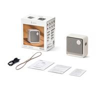 Edifier ES20 haut-parleur Bluetooth Portable haut-parleur sans fil IP67 étanche effets de lumière haut-parleurs extérieurs basses profondes avec micro-Ivory