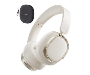 Edifier ES850NB Casque Supra-auriculaire sans Fil à réduction de Bruit, Hi-Res Audio, LDAC, 92H d'autonomie, Bluetooth 5.4 & Multipoint, AI Call Noise Reduction, Touch Control, Foldable Design，Ivoire