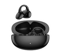Edifier LolliClip Écouteurs Ouverts sans Fil, Bluetooth 5.4, Hi-Res LDAC, ANC Adaptatif, Suivi de la Santé, Audio Spatial, Design Interchangeable, Connexion Multipoint, Contrôle par App, IP56, Noir