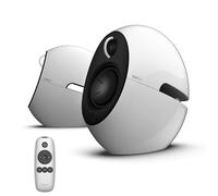 Edifier Luna Eclipse - Kit d'Enceintes Design 2.0 Bluetooth avec Télécommande IR Blanc 74 W E25 White
