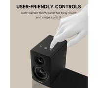 Edifier M60 haut-parleur de bureau compact multimedia Bluetooth 5.3, 66 W (RMS), Hi-Res Audio et Hi-Res Audio sans fil, LDAC, haut-parleur moyen-basse 3" et tweeter 1", entrées USB-C et aux, haut-parl