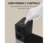 Edifier M60 haut-parleur multimédia de bureau compact Bluetooth 5.3, 66 W RMS, Hi-Res Audio et audio sans fil Hi-Res, LDAC, haut-parleur moyen-basse 3 pouces et tweeter 1 pouce, entrées USB-C et AUX