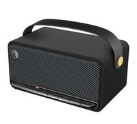 Edifier MP330 Enceinte Bluetooth portable avec audio haute résolution, 40 W RMS, double appairage stéréo sans fil, son à 360°, autonomie 19 h, Bluetooth 6.0 multipoint, design portable - Noir rétro